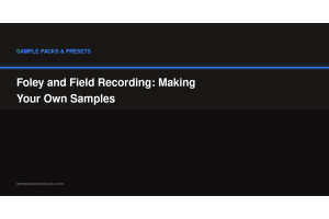Foley and Field Recording: Making Your Own Samples