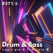 Drum & Bass Logic Pro X Template - Live Electronic Music 371
