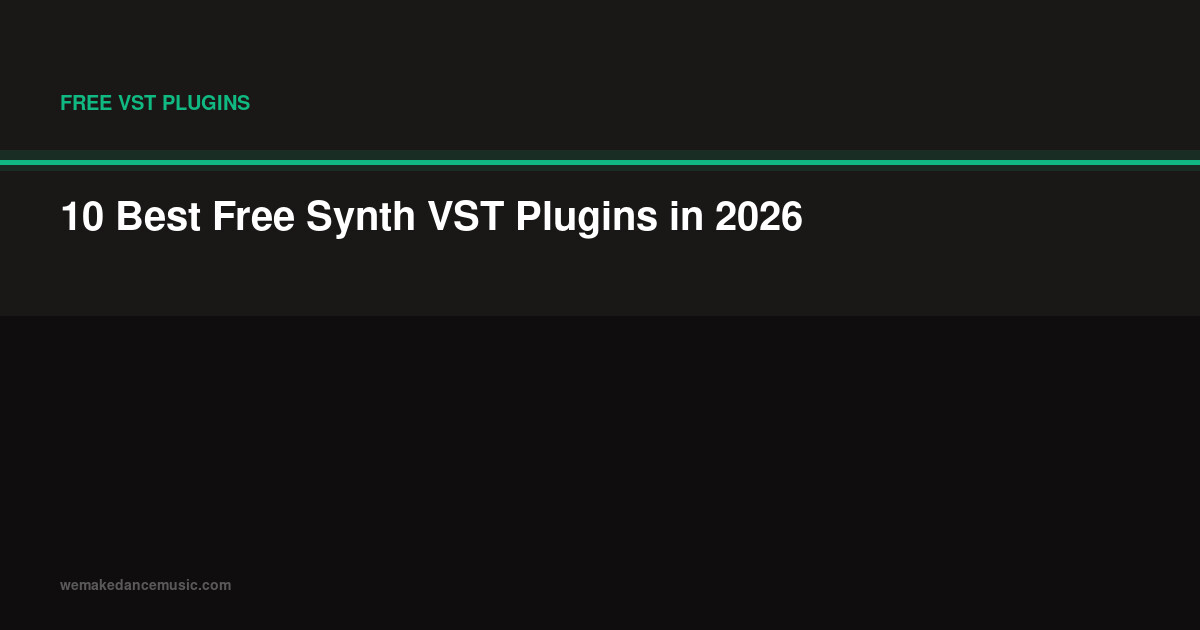 10 Best Free Synth VST Plugins in 2026